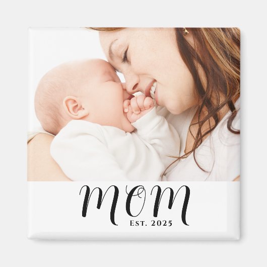 Mama hat ein Fotogeschenk eingerichtet Magnet (Vorne)