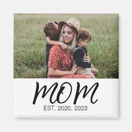 Mama hat ein Fotogeschenk eingerichtet  Magnet