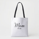 Mama hat ein neues Mama-Geschenk etabliert Tasche (Vorderseite)