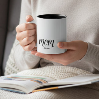 Mama hat ein neues Mama-Geschenk etabliert Zweifarbige Tasse