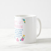 MAMA HAT EINE MIGRAINE ÖFFENTLICHKEIT KAFFEETASSE (VorderseiteRechts)