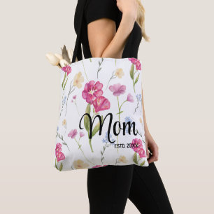 Mama hat einen hübschen floralen Wildblumendruck g Tasche