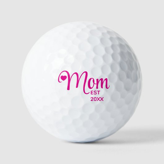 Mama hat einfaches Skript Mütter Geschenk Golfball (Vorderseite)