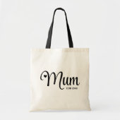 Mama hat einfaches Skript Mütter Geschenk Tragetasche (Vorne)