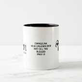 Mama hat einfaches Skript Mütter Geschenk Zweifarbige Tasse (Mittel)