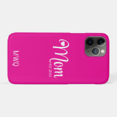 Mama hat einfaches Skript Mütter Rosa eingerichtet Case-Mate iPhone Hülle (Rückseite (Horizontal))
