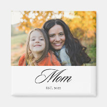 Mama hat elegantes Schriftfoto-Geschenk etabliert