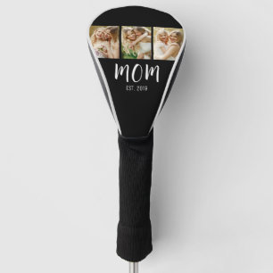 Mama hat elegantes Skript Schwarz 3 Foto  Golf Headcover