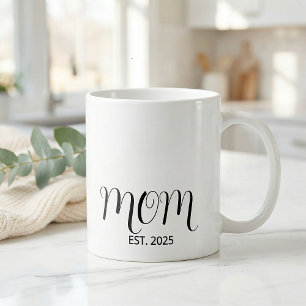 Mama hat es gegründet Schriftzug Neues Mama-Gesche Kaffeetasse
