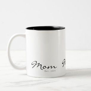 Mama hat es geschafft - Neues Mama-Geschenk Zweifarbige Tasse