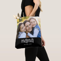 Mama hat es geschafft Schwarzes Foto