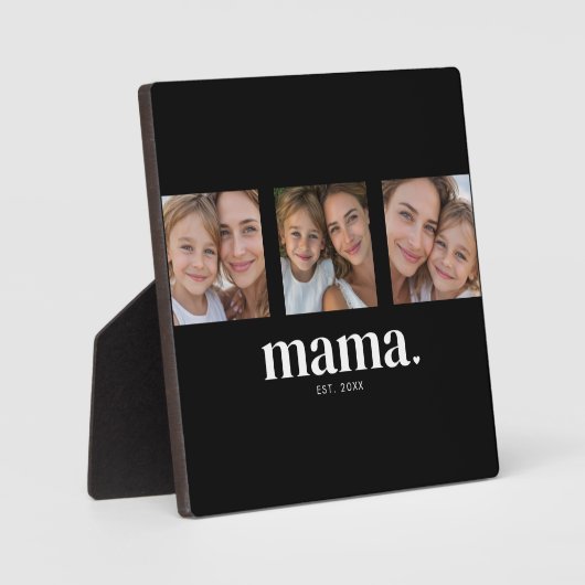 Mama hat Foto eingerichtet Fotoplatte (Vorderseite)