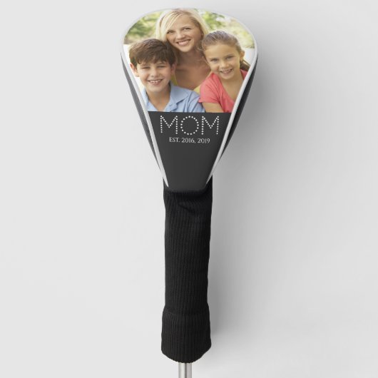 Mama hat Foto eingerichtet Golf Headcover (Vorderseite)