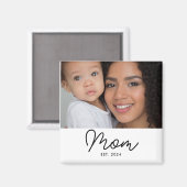 Mama hat Foto-Geschenk eingerichtet Magnet (Vorderseite/Rückseite)