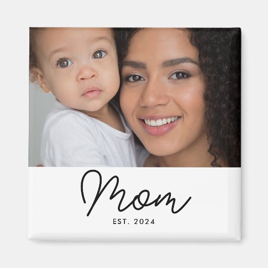Mama hat Foto-Geschenk eingerichtet Magnet (Vorne)