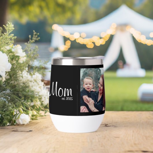 Mama hat Foto-Geschenk etabliert (Hochzeit)