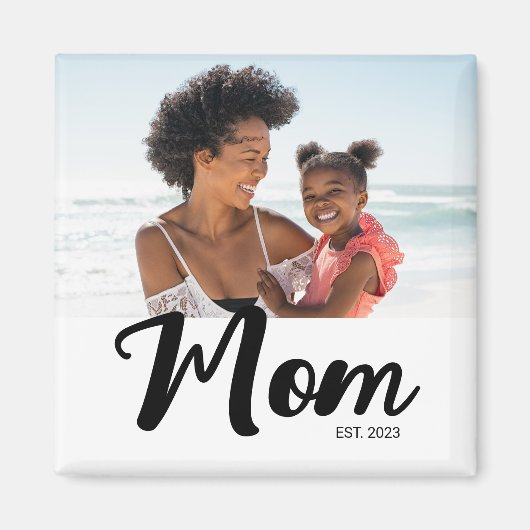 Mama hat Foto-Geschenk etabliert Magnet (Vorne)