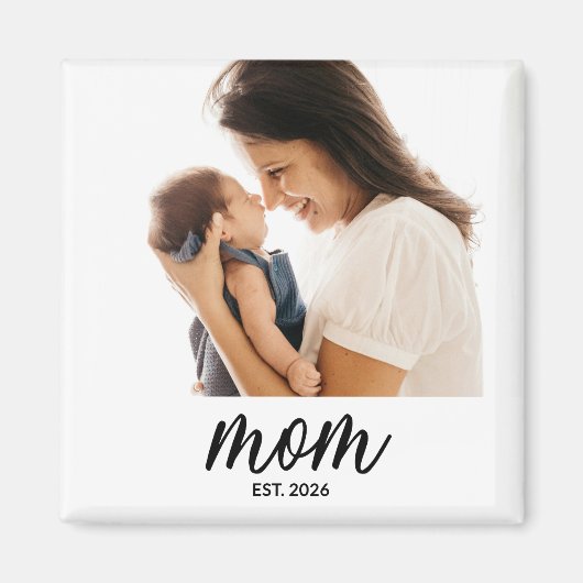 Mama hat Foto-Geschenk etabliert Magnet (Vorne)