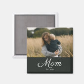 Mama hat Foto-Geschenk etabliert Magnet (Vorderseite/Rückseite)