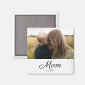 Mama hat Foto-Geschenk etabliert Magnet (Vorderseite/Rückseite)