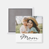 Mama hat Foto-Geschenk etabliert Magnet (Vorderseite/Rückseite)