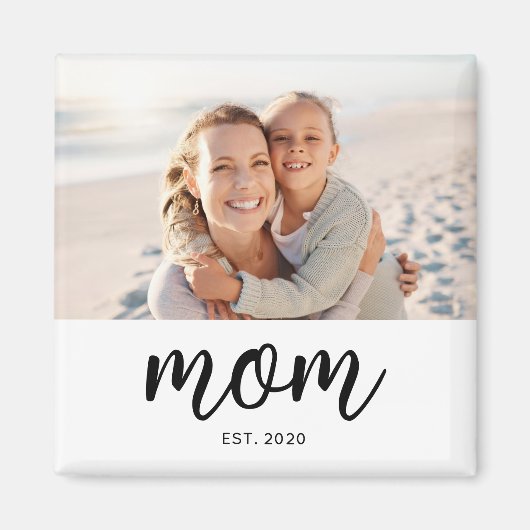 Mama hat Foto-Geschenk etabliert Magnet (Vorne)