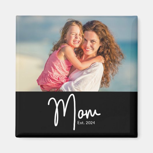 Mama hat Foto-Geschenk etabliert Magnet (Vorne)