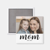 Mama hat Foto-Geschenk etabliert Magnet (Vorderseite/Rückseite)