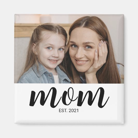 Mama hat Foto-Geschenk etabliert Magnet (Vorne)