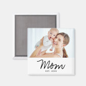 Mama hat Foto-Geschenk etabliert Magnet (Vorderseite/Rückseite)