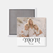 Mama hat Foto-Geschenk etabliert Magnet (Vorderseite/Rückseite)