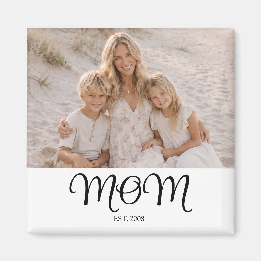 Mama hat Foto-Geschenk etabliert Magnet (Vorne)