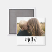 Mama hat Foto-Geschenk etabliert Magnet (Vorderseite/Rückseite)