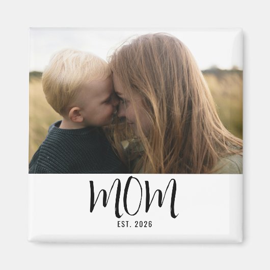 Mama hat Foto-Geschenk etabliert Magnet (Vorne)
