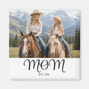 Mama hat Foto-Geschenk etabliert Magnet