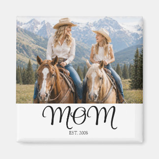 Mama hat Foto-Geschenk etabliert Magnet