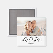 Mama hat Foto-Geschenk etabliert Magnet (Vorderseite/Rückseite)