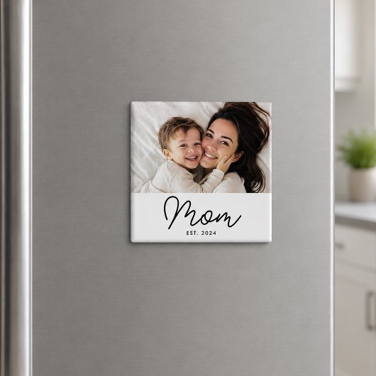 Mama hat Foto-Geschenk etabliert Magnet