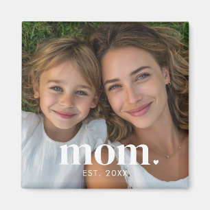 Mama hat Foto-Geschenk etabliert  Magnet