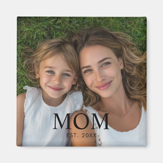 Mama hat Foto-Geschenk etabliert Magnet (Vorne)