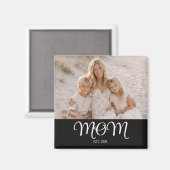 Mama hat Foto-Geschenk etabliert Magnet (Vorderseite/Rückseite)