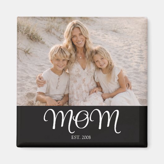 Mama hat Foto-Geschenk etabliert Magnet (Vorne)