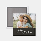 Mama hat Foto-Geschenk etabliert Magnet (Vorderseite/Rückseite)