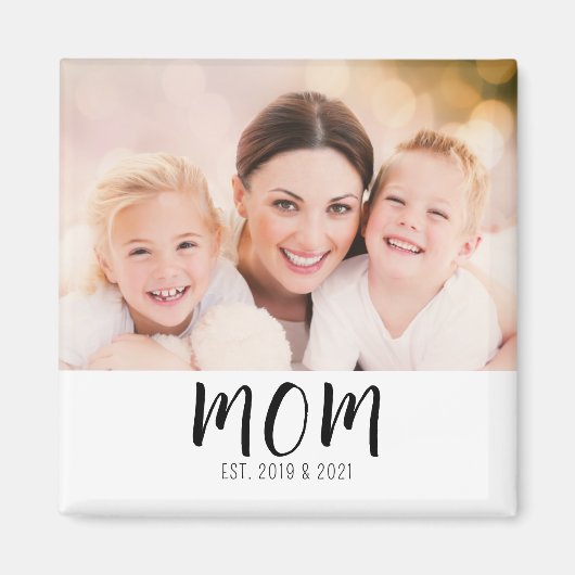 Mama hat Foto-Geschenk etabliert Magnet (Vorne)