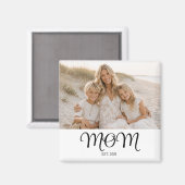 Mama hat Foto-Geschenk etabliert Magnet (Vorderseite/Rückseite)