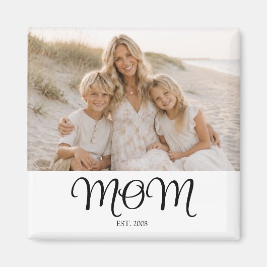Mama hat Foto-Geschenk etabliert Magnet (Vorne)