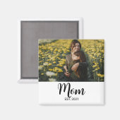 Mama hat Foto-Geschenk etabliert Magnet (Vorderseite/Rückseite)
