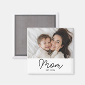 Mama hat Foto-Geschenk etabliert Magnet (Vorderseite/Rückseite)