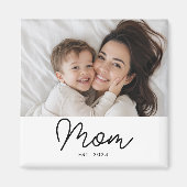 Mama hat Foto-Geschenk etabliert Magnet (Vorne)
