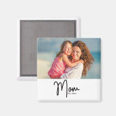 Mama hat Foto-Geschenk etabliert Magnet (Vorderseite/Rückseite)
